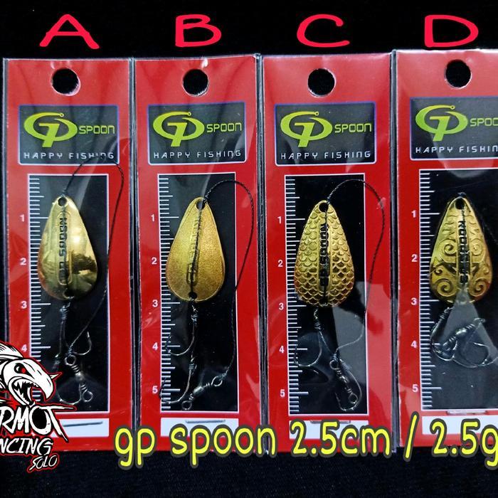 Ready Lure Gp Spoon / Micro Spoon Bahan Kuningan