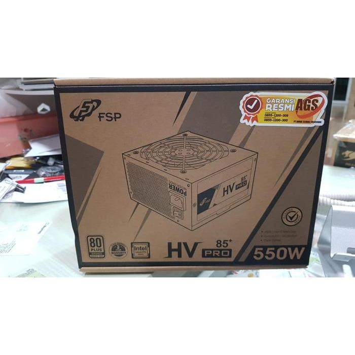 PROMO POWER SUPPLY FSP HVPRO 550WATT - PSU FSP HV PRO 550WATT 80+