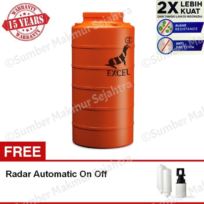 Tangki air / Tandon / Toren Excel blow 700 liter ALB 700 - Orange