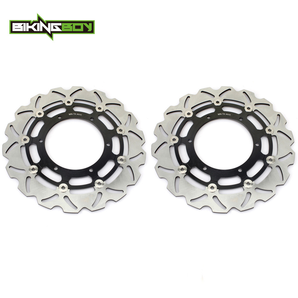 Bikingboy Front Brake Discs Rotors Disks Fjr1300 04-13 Fjr 1300 Abs 03-18 Fjr 1300 Ae 14-19 Fjr1300
