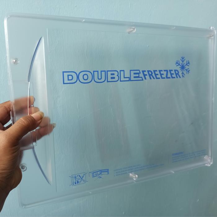 Tutup freezer kulkas SHARP original Double Freezer Mega Freezer