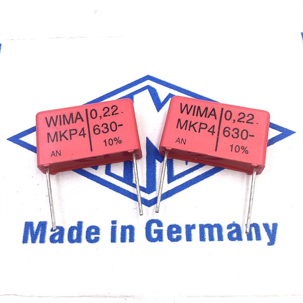 10PCS/30PCS GERMANY CAPACITOR WIMA MKP4 630V 0.22UF 630V224 220NF PITCH 22.5MM FREE SHIPPING
