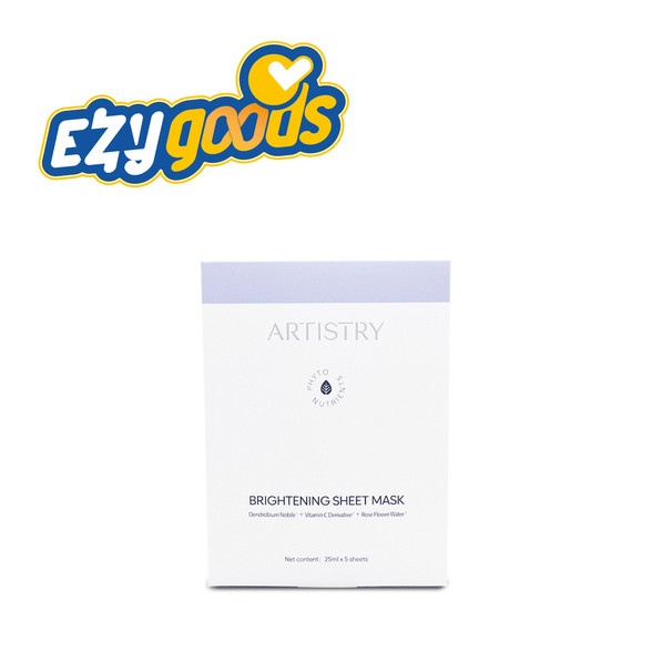 AMWAY ARTISTRY Brightening Sheet Mask 25 ml x 5 sheet Skincare Wajah Original