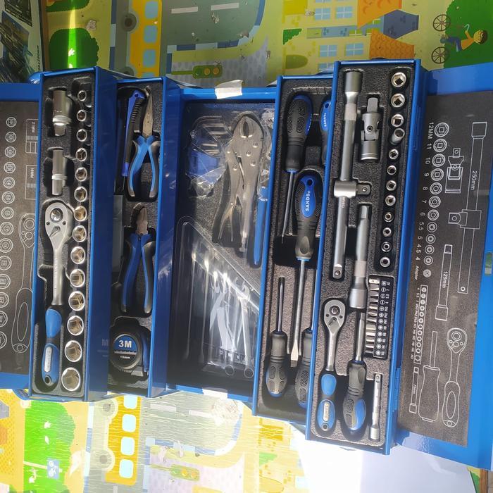 Tool Kit Set 91 pcs SANDS / Tool Kit Set Otomotif 60 pcs