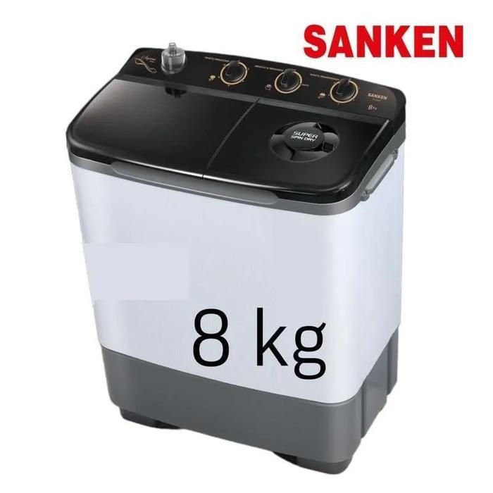 MESIN CUCI SANKEN TW8900 8kg 2 tabung twin tub - TW8900