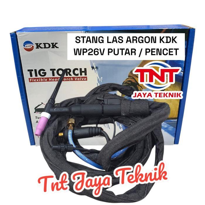 STANG LAS ARGON KDK WP26V - 4 METER / TIG TORCH LAS ARGON WP26V WP26 V