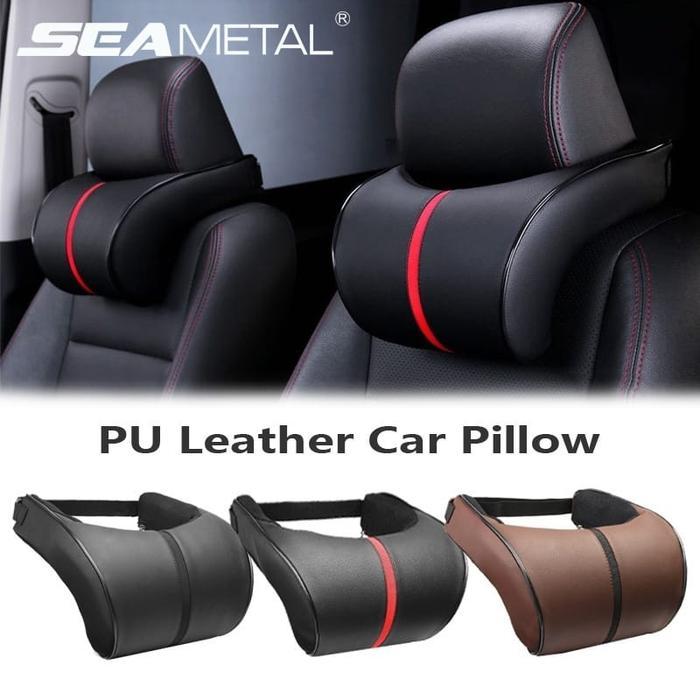 Toyota Fortuner Harrier Bantal Mobil Leher Kepala Dakron Kulit Premium