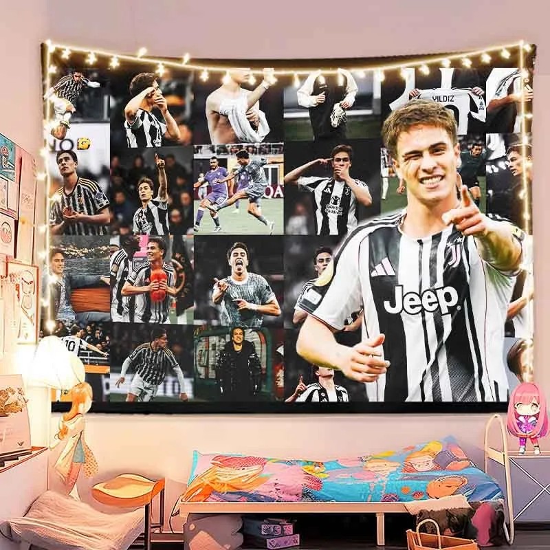 Paulo Dybala, Bintang Sepak Bola: Kain Tenun Hias Dinding untuk Kamar Tidur Anak Laki-Laki atau Asra
