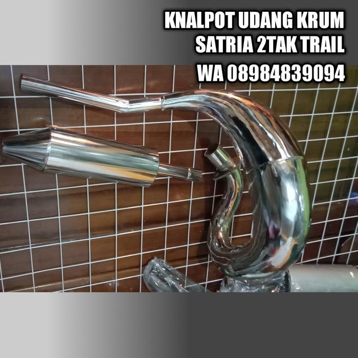 Knalpot Udang Satria 2 Tak Trail Krum