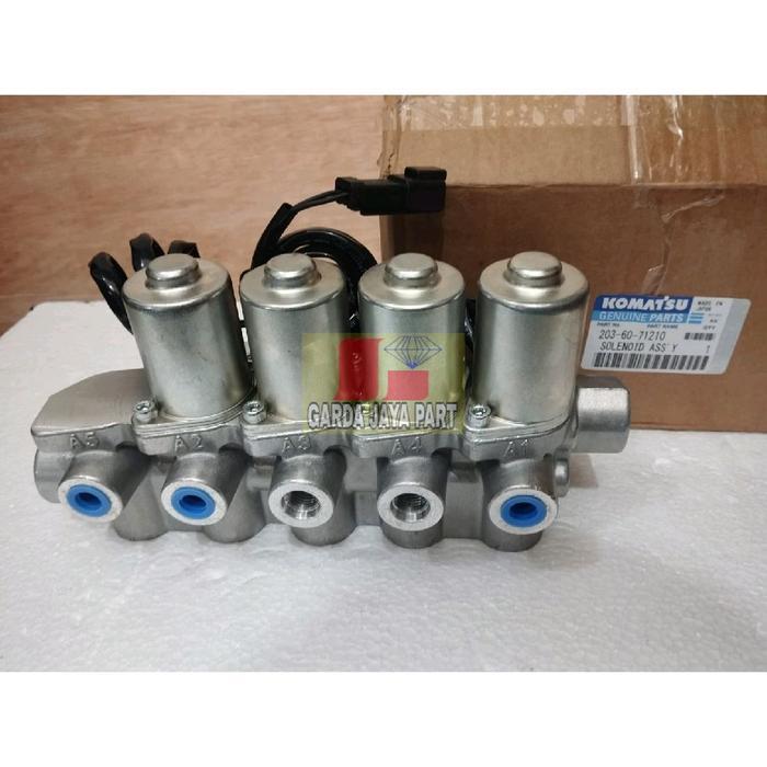 Solenoid Valve Group Block Solenoid Assy Komatsu Pc130-7 203-60-71210 Berkualitas