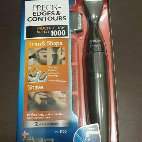 Promo Philips Multigroom Alat Pisau Cukur Janggut Shaver Elektrik Mg1100 Diskon
