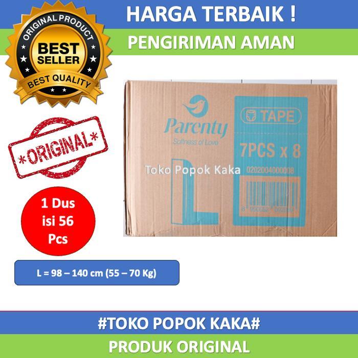 Ready Parenty Popok Perekat Dewasa / Popok Dewasa Perekat Ukuran M8/L7/XL6 Kemasan Karton