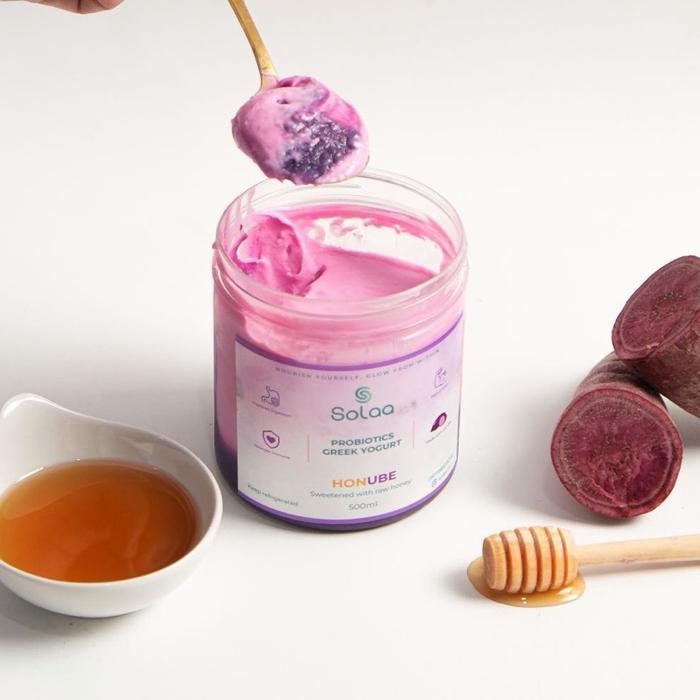 Solaa Probiotics Greek Yogurt Ube Series Halal Terbaru