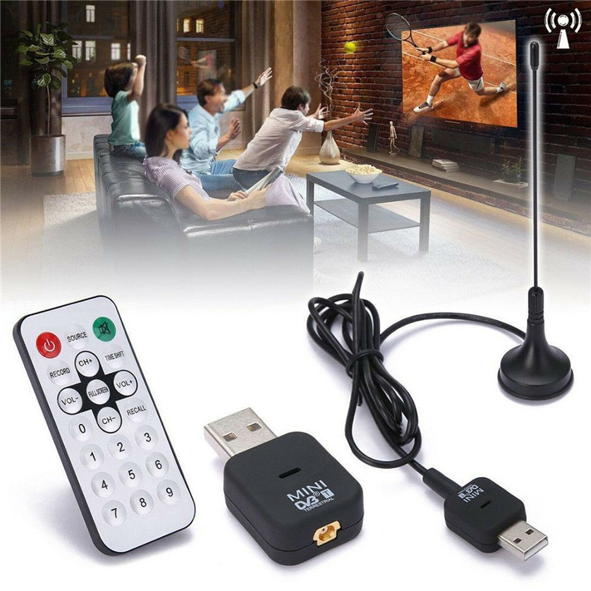 30pc USB 2.0 Digital DVB-T SDR+DAB+FM HDTV Tuner TV Stick Antenna Dongle Stick Video Broadcasting