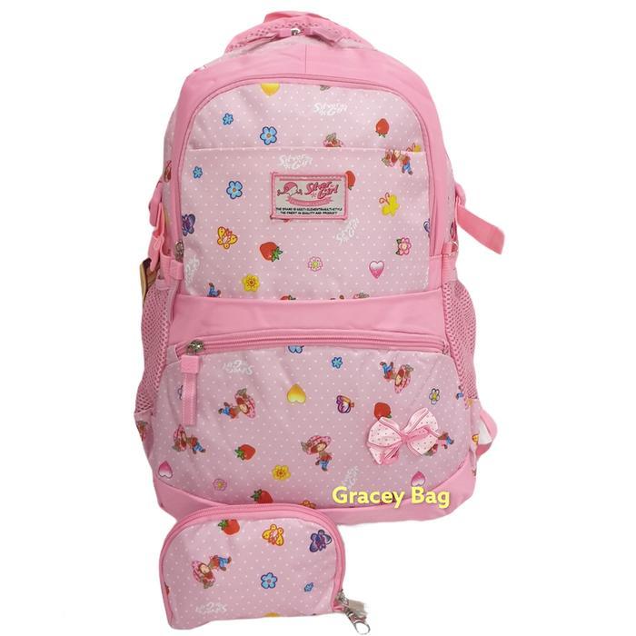 Sale Tas Ransel Anak Perempuan Silvergirl Strawberry Shortcake