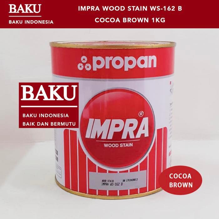Impra Wood Stain - Ws 162 B Cocoa Brown 1 Kg #Gratisongkir