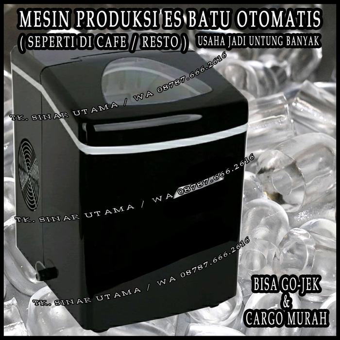 MESIN PEMBUAT BIKIN ES BATU KRISTAL OTOMATIS SEPERTI DI CAFE TUBE CUBE