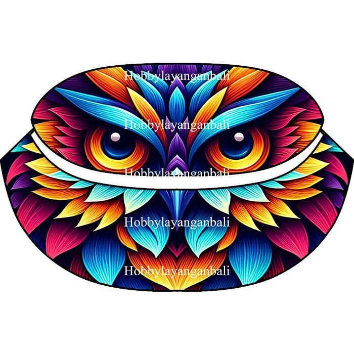 Sampul kain layangan sawangan pegon ludoyo dan ceper 4 ukuran 1,5m 2m 2,5m 3m owl