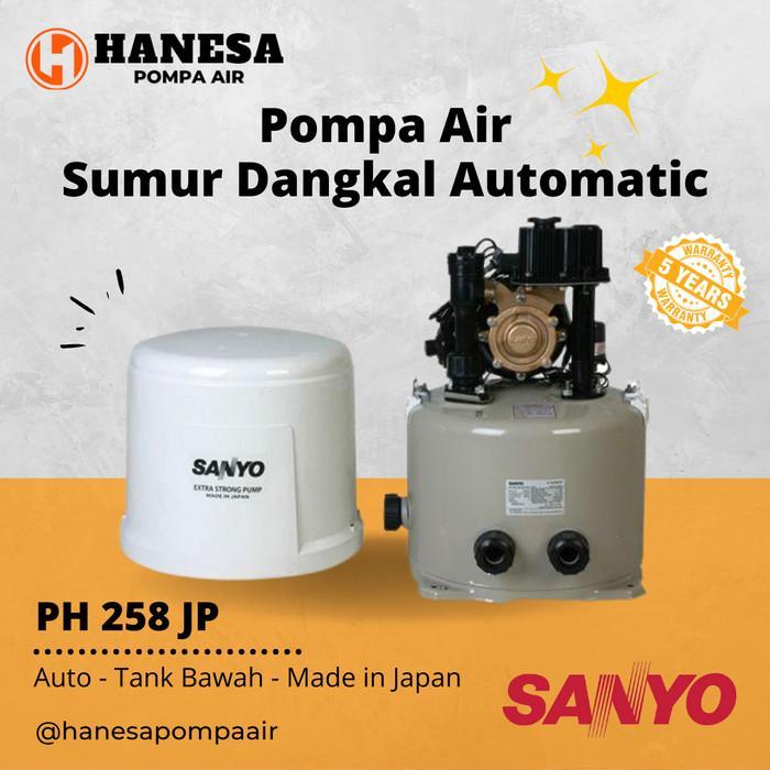 Mesin Pompa Air SANYO PH 258 JP / Pompa Air Sumur Dangkal Otomatis / Automatic Water Pump Sanyo / Po