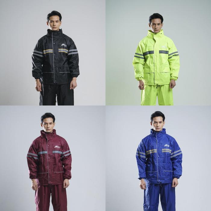 TERLARIS MIZU Jas Hujan M L XL XXL XXXL PREMIUM Original Pria & Wanita Dewasa BISA GRAB