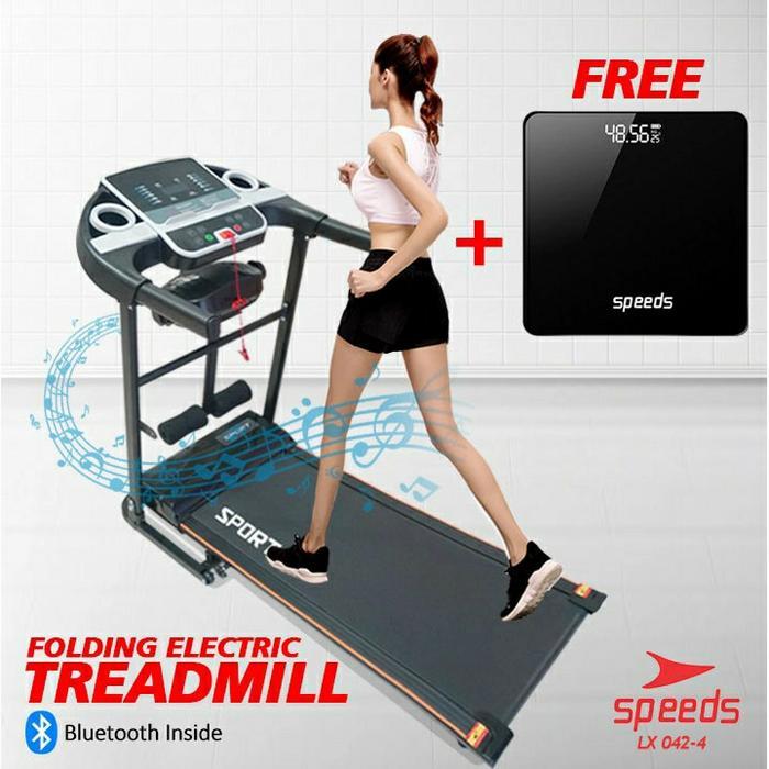 Treadmill Elektrik SPEEDS Alat Fitness Latihan Gym Equipmen