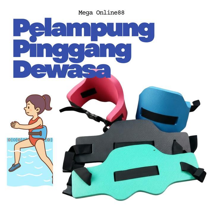 [Mega Online88] Pelampung Pinggang Dewasa Pelampung Renang Pinggang Pelampung Terapi Renang