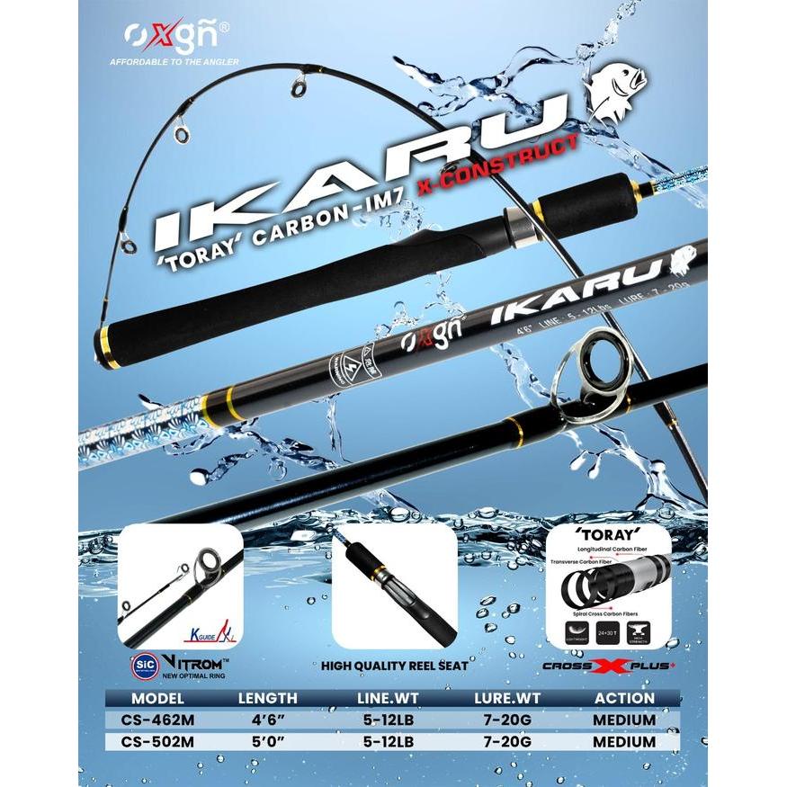 Rod Spinning Oxgn Ikaru Solid Carbon