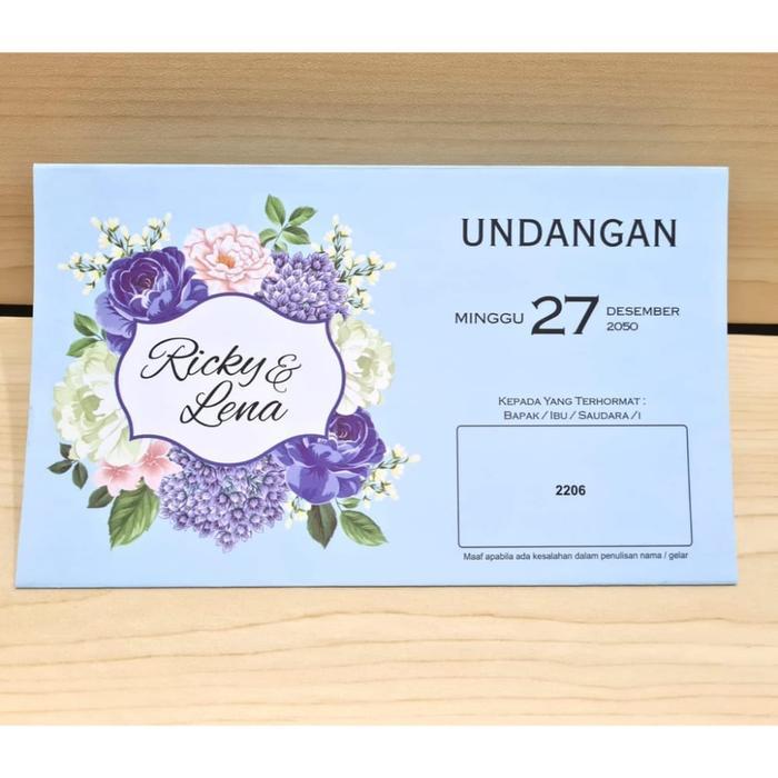 Undangan Blangko kosong ERBA 2206 isi 100 Lembar