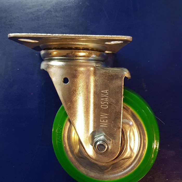 Roda Troli Pu Osaka 5" Putar Japan