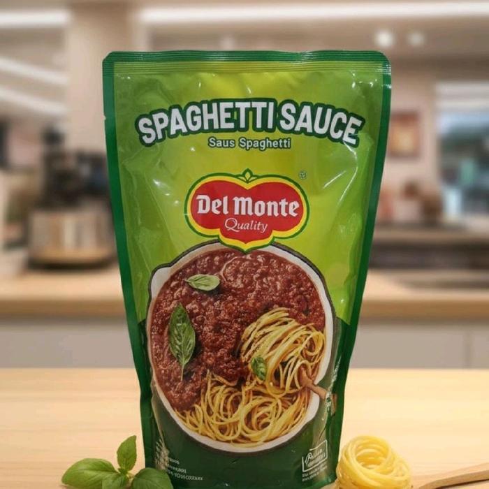 Promo Delmonte Spaghetti Bolognese Sauce Saus Spageti 1Kg Refill Pouch Sale
