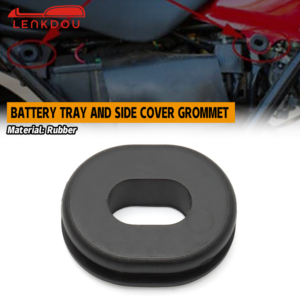 Rubber Battery Tray Side Cover Grommet Battery Tray For BMW R1200GS R1200GS Adventure R1250GS