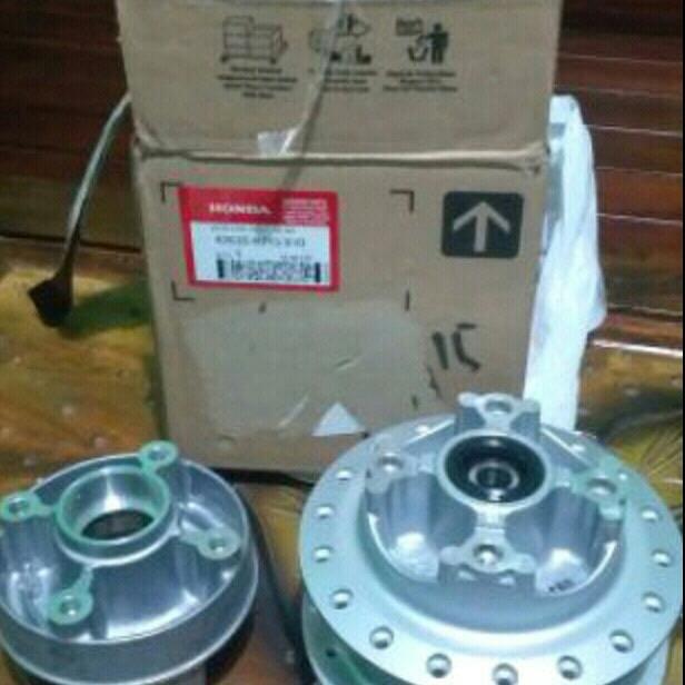 TROMOL BELAKANG DD CAKRAM + NAP GIR SUPRA X 125 NEW BLADE 125 FI ORI ORIGINAL QUALITY