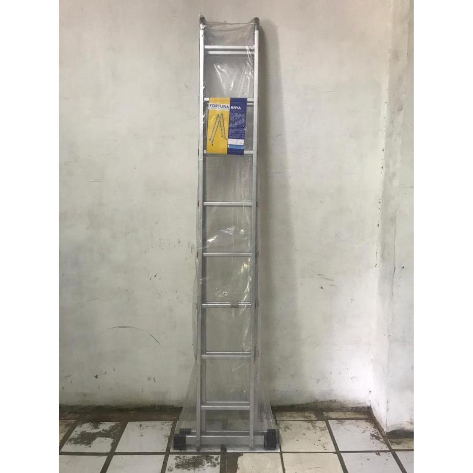 Tangga Dualpurpose 250 Cm Tangga Lipat Premium Alumunium Arya Fortuna