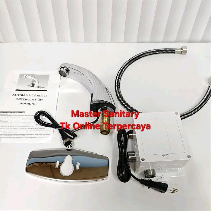 Kran Wastafel Sensor Automatic Kuningan Model Toto Kran Otomatis /Kran Wastafel Sensor Otomatis