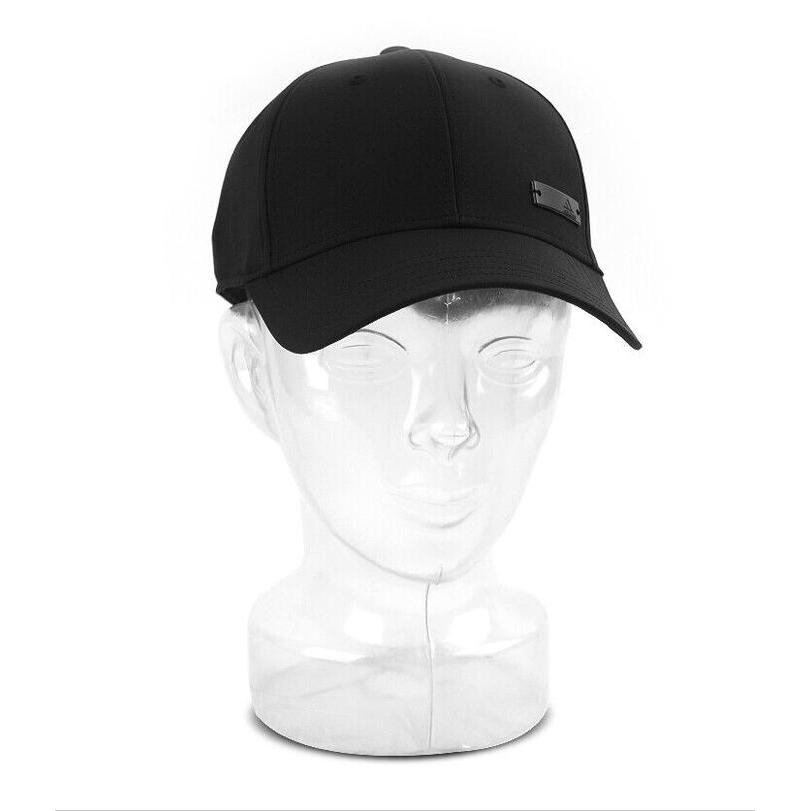 Ib3245 Adidas Lightweight Metal Badge Black Cap Topi Original 100% #Gratisongkir