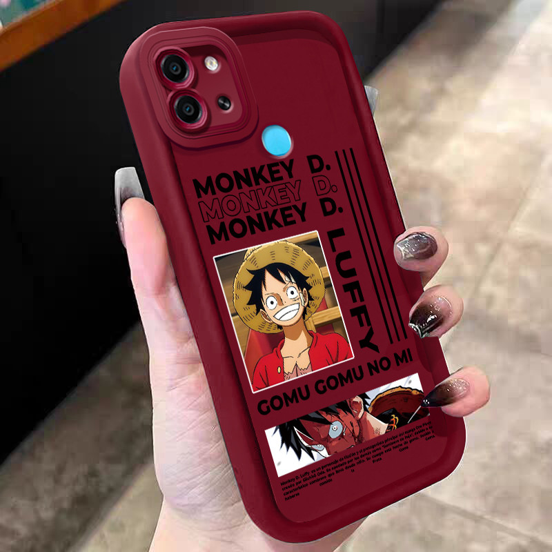 Casing Hp untuk Infinix Smart 6 Case Luffy pria anime Kasing silikon Cesing Softcase anak muda Kesin