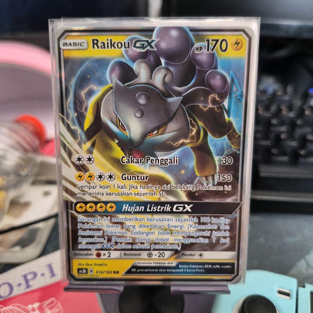 Raikou GX RR AS3B 018/813 Kartu Pokemon TCG Indonesia Trading Card Game