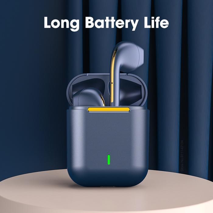 J18 Tws True Wireless Headphone Bluetooth Dengan Earphone Mikrofon Headset Gaming Sport Earbud Untuk
