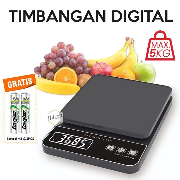Timbangan Digital / Timbangan Dapur Digital / Kitchen Scale / Timbangan Dapur Digital 5 Kg 10 Kg