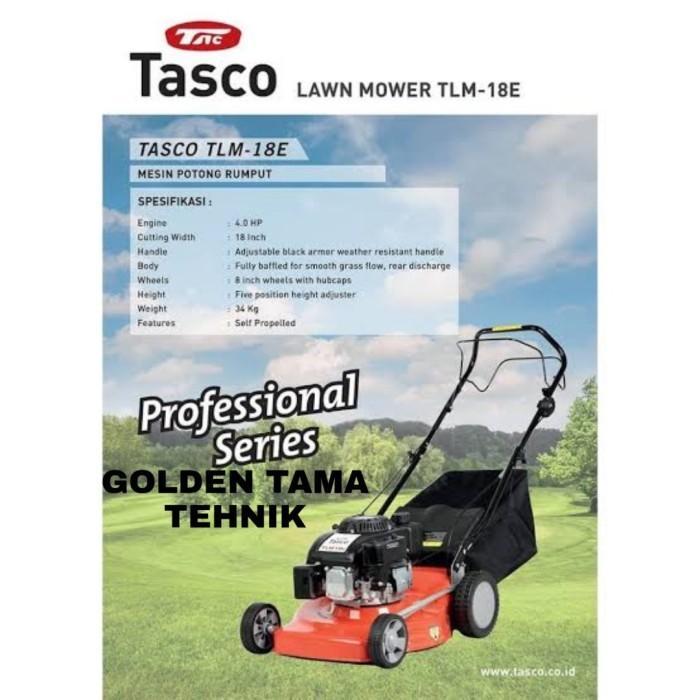 Mesin Potong Rumput Dorong Tasco Tlm 18E / Lawn Mower Tasco Tlm 18 E / Tasco Tlm 18 New