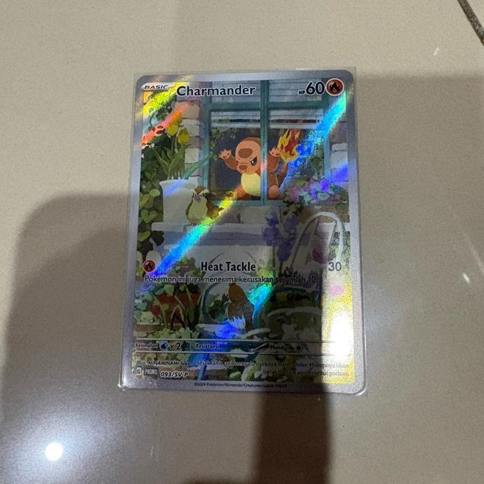 Pokemon Charmander AR Promo Harta Berkilau TCG Indonesia