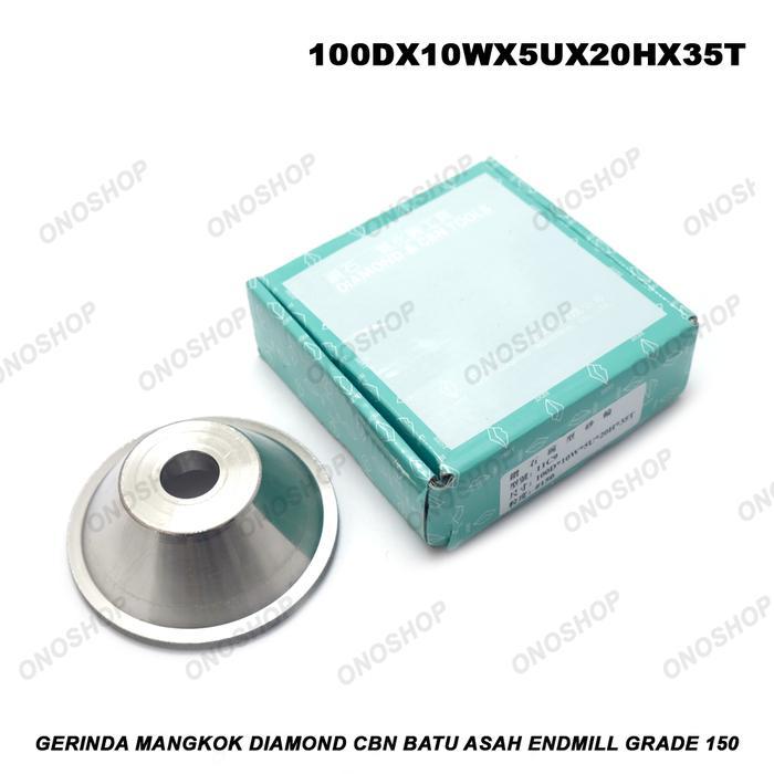 Gerinda Mangkok Diamond Cbn Batu Asah Endmill