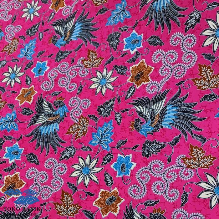 [PER SETENGAH METER] Kain Batik Semi-Sutra Silk Super Premium HALUS LEMBUT MOTIF "JATIMULYO" Motif