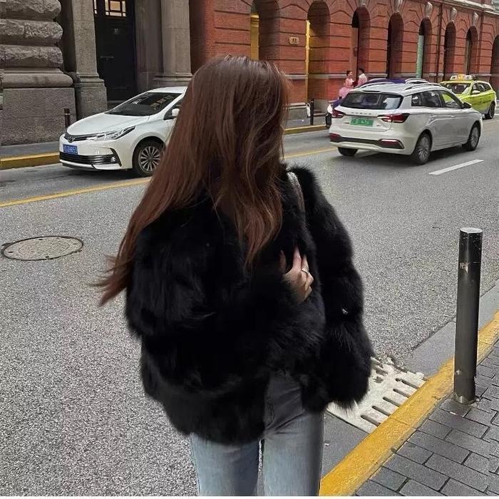 KIM FUR JACKET bulu bulu winter coat