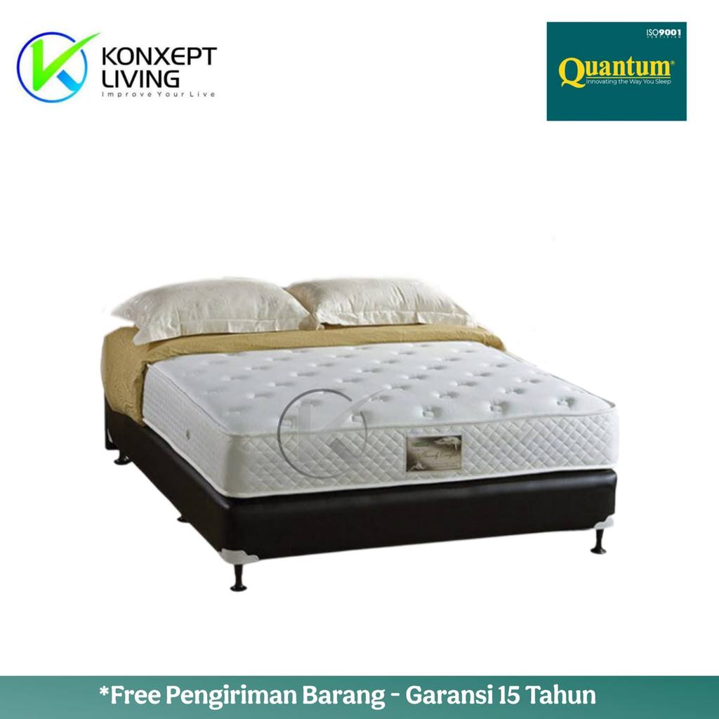 Quantum Springbed Heavenly Comfort Ukuran 180x200 Fullset Tanpa Sandaran