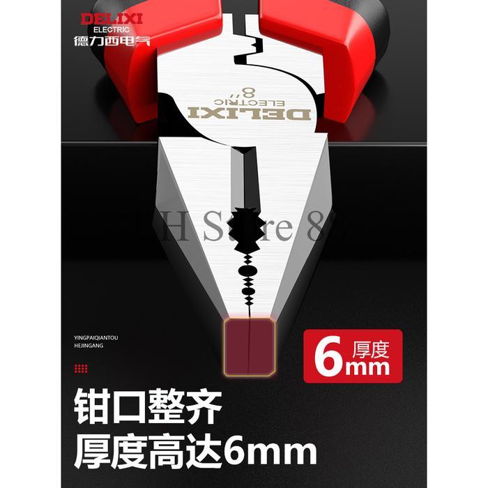 Delixi Tang Kombinasi Tang Potong Tang Lancip 6 Inch ~ Lhs #Gratisongkir