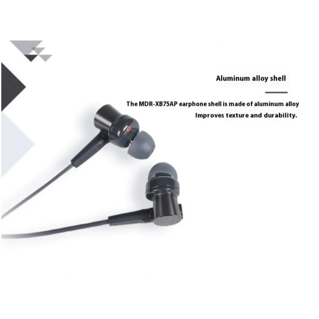 Sony MDR-XB75AP Premium In-Ear Extra Bass Earphone with Mic In-ear