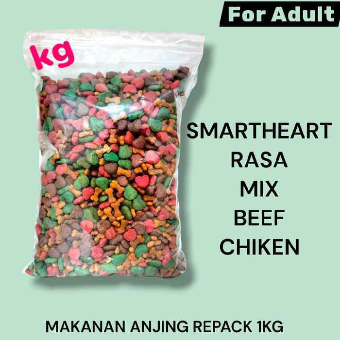 smart heart makanan anjing repack 1kg