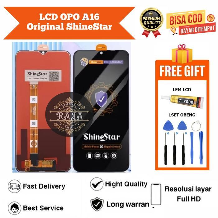 Lcd touchscreen OPO A16 Original SHINESTAR / Lcd OPO A16 Original SHINESTAR Full set Gratis