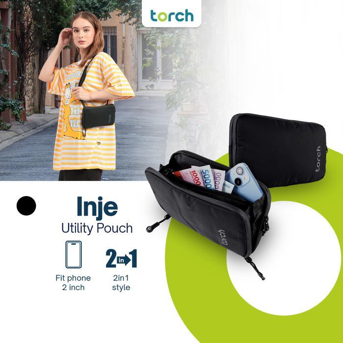 NEW PRODUK TORCH INJE SLING BAG CLUTCH UTILITY POUCH TAS SELEMPANG HP STYLISH THANKYOU & HAPPY